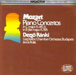 Mozart: Piano Concerto No.27 (K.595) / Piano Concerto No.13 (K.415)