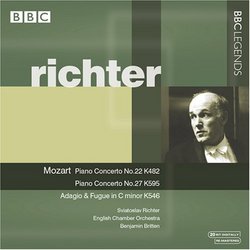 Mozart: Piano Concerto No. 22; Piano Concerto No. 27; Adagio & Fugue for String Orchestra, K 546