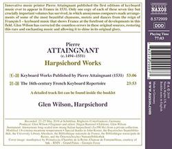 Attaignant: Harpsichord Works