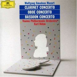 Mozart: Clarinet Concerto, Oboe Concerto, Bassoon Concerto (Soloists/Vienna Philarmonic Orchestra, Karl Boehm)