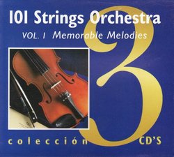 101 Strings Orchestra Vol,1 Memorable Melodies " the Best Boxset 3 Cd;s 34 Songs Great Boxset Incredible Songs.