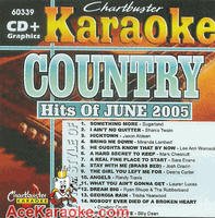 Karaoke: Country Hits of June 2005