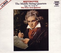 Beethoven: The Middle String Quartets (Opp. 59, 74 & 95)