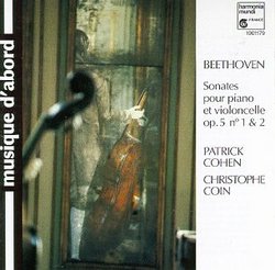 Beethoven: Sonatas for Piano & Cello Op. 5, Nos. 1 & 2