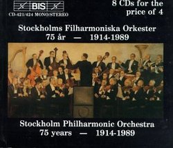 Stockholm Philharmonic Orchestra 75 Years 1914-1989