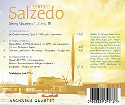 Salzedo: String Quartets Nos.1, 5 & 10