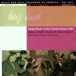 Adolph Busch, Busch Quartet, at the 1949 Strasburg Festival: Brahms & Mendelssohn