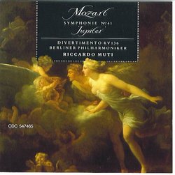 Mozart: Symphony No. 41 (Jupiter),etc. Berlin Philharmonic/Muti