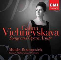 Songs & Opera Arias - Galina Vichnevskaya with Mstislav Rostropovich, London Philharmonic Orchestra