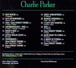 Charlie Parker: Live at Birdland, February 14, 1950