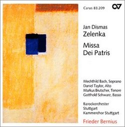 Zelenka - Missa Dei Patris / M. Bach, D. Taylor, Brutscher, G. Schwarz, Bernius