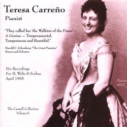 Teresa Carreño, Pianist