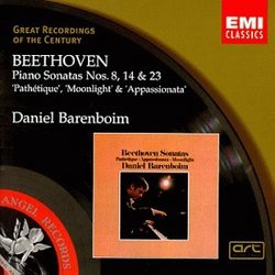 Great Recordings Of The Century - Beethoven: Piano Sonatas nos. 8, 14 & 23 / Barenboim