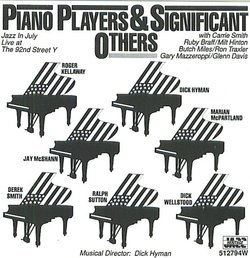 Piano Players & Significant Others: live Jazz In July at The 92nd Street Y
