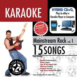 ASK-1553 Mainstream Rock Karaoke Edge, Vol. 1; Daughtry , Nickelback and Plain White Ts