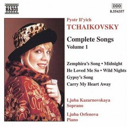 Tchaikovsky Complete Songs 1