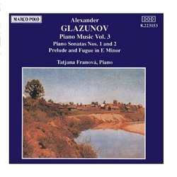 GLAZUNOV: Piano Music, Vol.  3