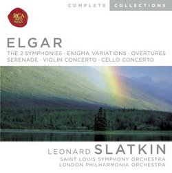 Elgar: The 2 Symphonies; Enigma Variations; Overtures; Serenade; Violin Concerto; Cello Concerto