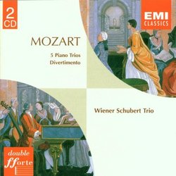 Mozart: 5 Piano Trios; Divertimento