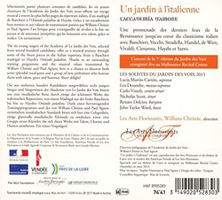 Un Jardin a l'Italienne - Airs, Cantates & Madrigaux