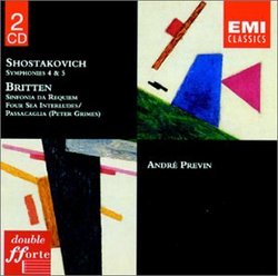 Shostakovich & Britten / Symphonies 4 & 5 / Four Sea Interludes