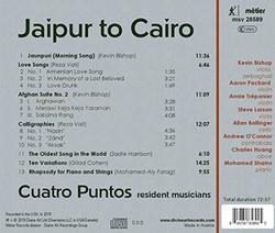 Quatro Puntos Resident Musicians: Jaipur to Cairo