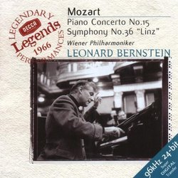 Mozart: Piano Concerto No. 15 / Leonard Bernstein, Vienna Philharmonic Orchestra