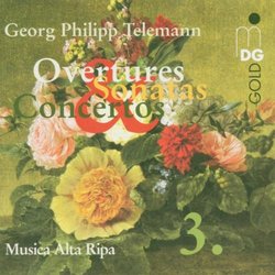 Telemann: Overtures, Sonatas & Concertos, Vol. 3