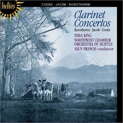 Rawsthorne, Jacob, Cooke: Clarinet Concertos
