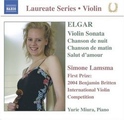 Elgar: Violin Sonata; Chanson de nuit; Chanson de matin; Salut d'amour