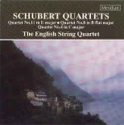 Schubert: Quartets No. 11 in E major, No. 8 in B flat major & No. 4 in C major
