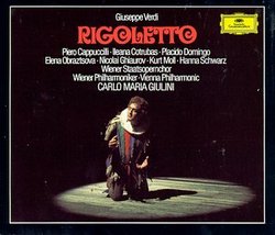 Verdi - Rigoletto / Cappuccilli, Cotrubas, Domingo, Obraztsova, Ghiaurov, Moll, Schwarz, Wiener Philharmoniker, Giulini