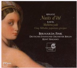 Berlioz - Nuits d'été & Ravel - Shéhérazade · Cinq Mélodies populaires grecques / Fink · DSO · Nagano