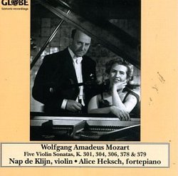 Mozart: Five Violin Sonatas, K. 301, 304, 306, 378 & 379