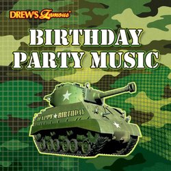 Camo Birthday Party Music CD