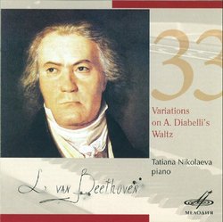 Beethoven: 33 Variations in C on a Waltz