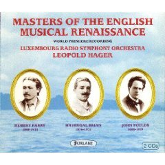 Masters of the English Musical Renaissance