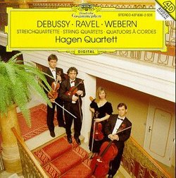 Debussy, Ravel, Webern: String Quartets