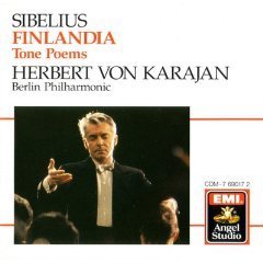 Karajan conducts Sibelius Finlandia op 26, En Saga op 9, Tapiola op 112, Swan of Tuonela op 22 No 2 (EMI)
