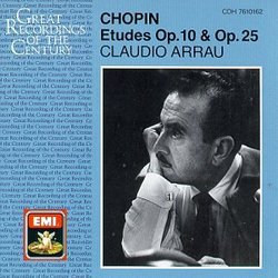 Chopin: Etudes Op. 10 & 25/Trois Nouvelles Etudes; Claudio Arrau