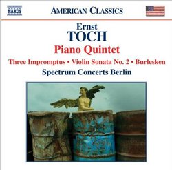 Toch: Piano Quintet
