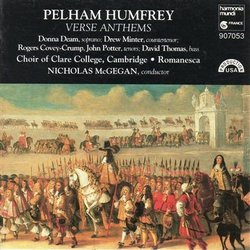 Pelham Humfrey: Verse Anthems