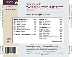 Piano Music by Mario Castelnuovo-Tedesco