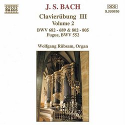 Bach: Clavierübung III, Vol. 2