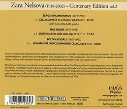 Tribute to Zara Nelsova