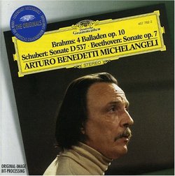 Brahms, Schubert, Beethoven / Arturo Benedetti Michelangeli