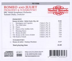 Romeo & Juliet - Ballet Suite and Fantasy Overture