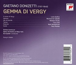 Donizetti: Gemma di Vergy