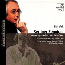 Weill: Berlin Requiem, Violin Concerto