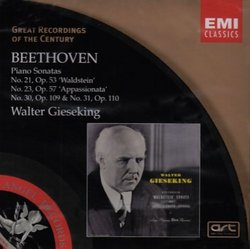 Beethoven: Piano Sonatas, Nos. 21, 23, 30, & 31